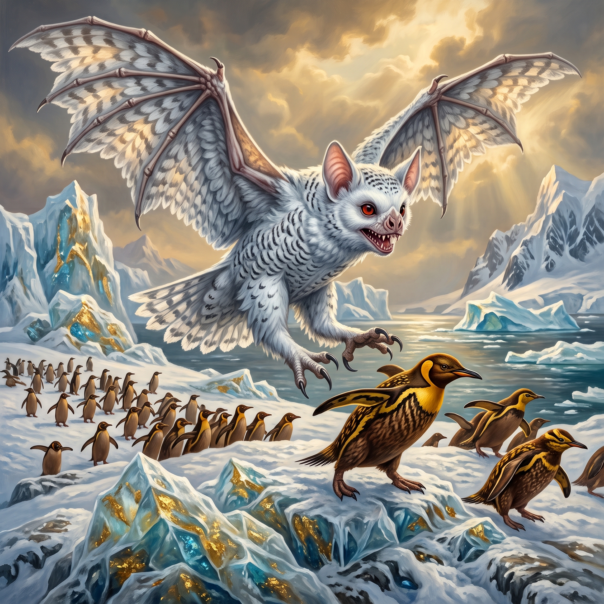 Chauve souris harfang