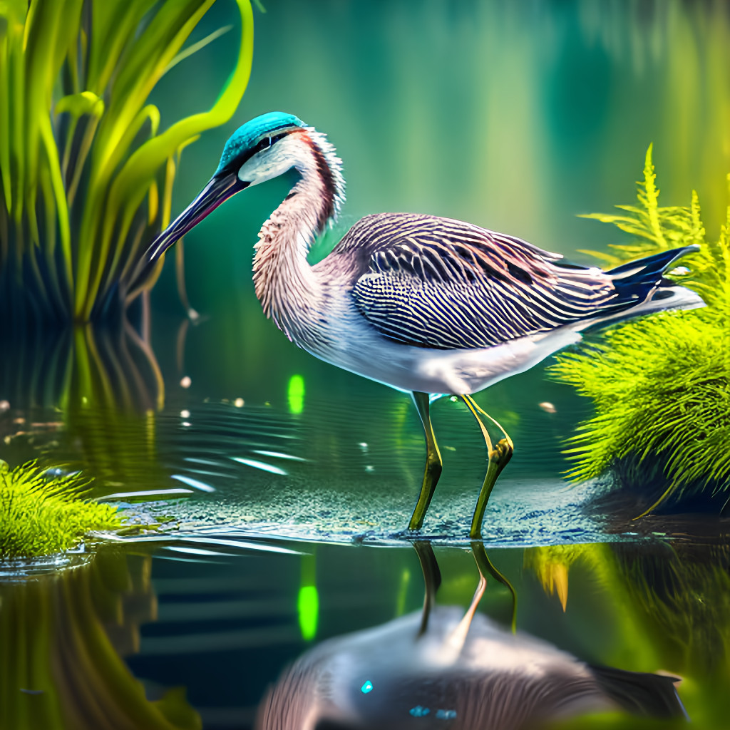 a_alien_wading_bird_in_the_swamp__ultra_detailed__best_quality__masterpiece___volumetric_lighting__bright___novelai__oil_painting__4k_wallpaper_-e7e4819e-2f1b-4d9f-b601-5784e50766a1