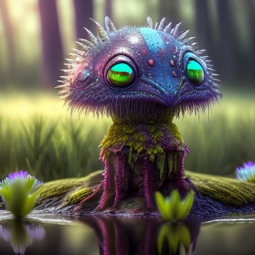 a_cute_little_alien_creature_in_the_swamp___ultra_detailed__best_quality___masterpiece___volumetric_lighting__bright__novelai__oil_painting__4k-6d9631e0-488e-47db-903e-49225f289106