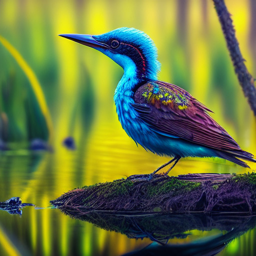 a_little_alien_bird_in_the_swamp___ultra_detailed__best_quality___masterpiece___volumetric_lighting__bright__novelai__oil_painting__4k_wallpaper_-b0c9f736-e72e-4aaf-9086-65503be09be2