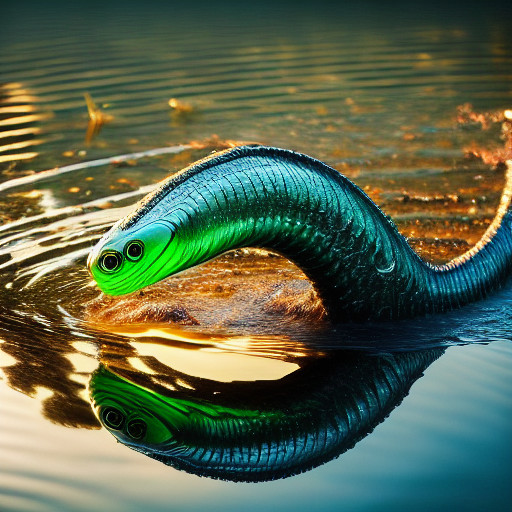 a_little_alien_water_serpent_swimming_in_the_swamp__ultra_detailed__best_quality__masterpiece___volumetric_lighting__bright___novelai__oil_painting_-334f6c8a-3767-4d40-ba06-04e679439bd4