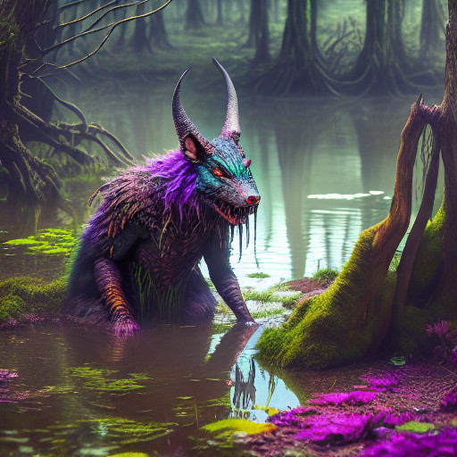 a_mutant_witch_monster_in_the_swamp__ultra_detailed__best_quality__masterpiece___volumetric_lighting__bright___novelai__oil_painting__4k_wallpaper_-1cb64d62-7022-4a2c-914f-95743352e814