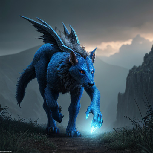an_elven_monster_runing_on_the_plain_looking_like_a_goupil__blue_color_palet__masterpiece___volumetric_lighting__bright___novelai__oil_painting_-afd8cf05-4ee5-431b-a880-8d7f696b8bd2