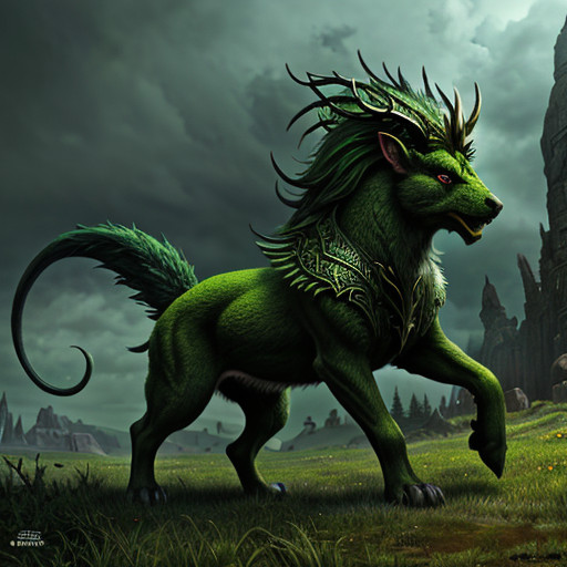 an_elven_monster_runing_on_the_plain_looking_like_a_goupil__green_color_palet__masterpiece___volumetric_lighting__bright___novelai__oil_painting_-1b5d8147-2db1-4ad5-9b44-2dc106f87ca3