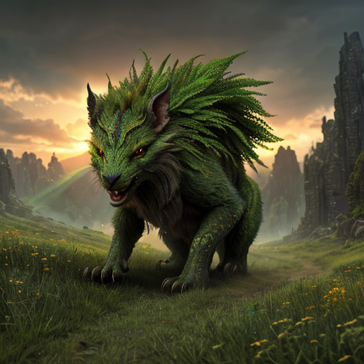 an_elven_plant_monster_runing_on_the_plain_looking_like_a_goupil__green_color_palet__masterpiece___volumetric_lighting__bright___novelai__oil-f66718d8-9b1e-4c3e-9d4d-b1456b4180c5