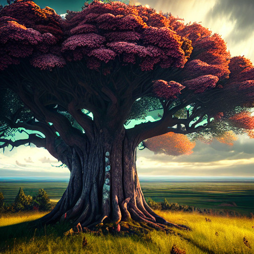 an_giant_elf_tree_on_the_plain__very_very_old__ultra_detailed__best_quality___masterpiece___volumetric_lighting__bright__novelai__oil_painting_-968128d4-559c-460f-b910-b88e830da534