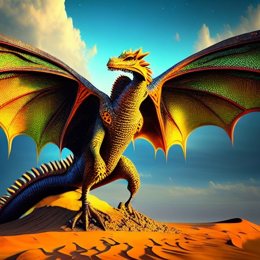 dragon des sables