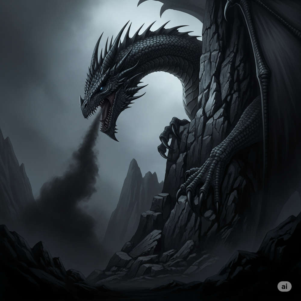 dragon noir ou dragon d ombre xs