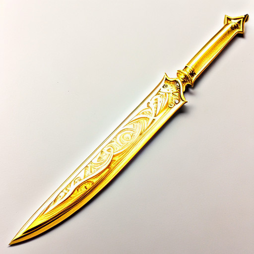 drawing_of_a_elfic_sword__white_background__golden_color-a28cd939-fbee-4f40-b879-82fab12272b9