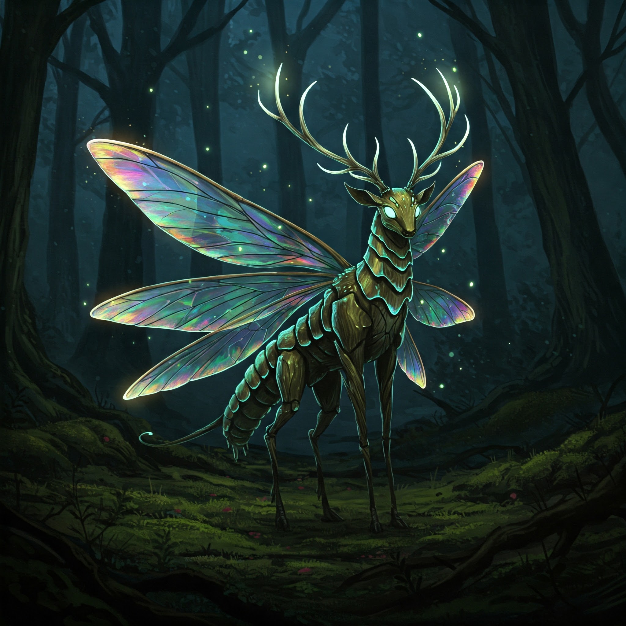 monture forêt sombre