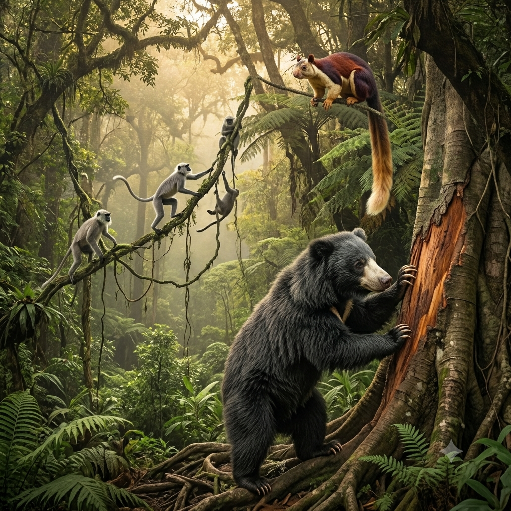 ours singe écureuil
