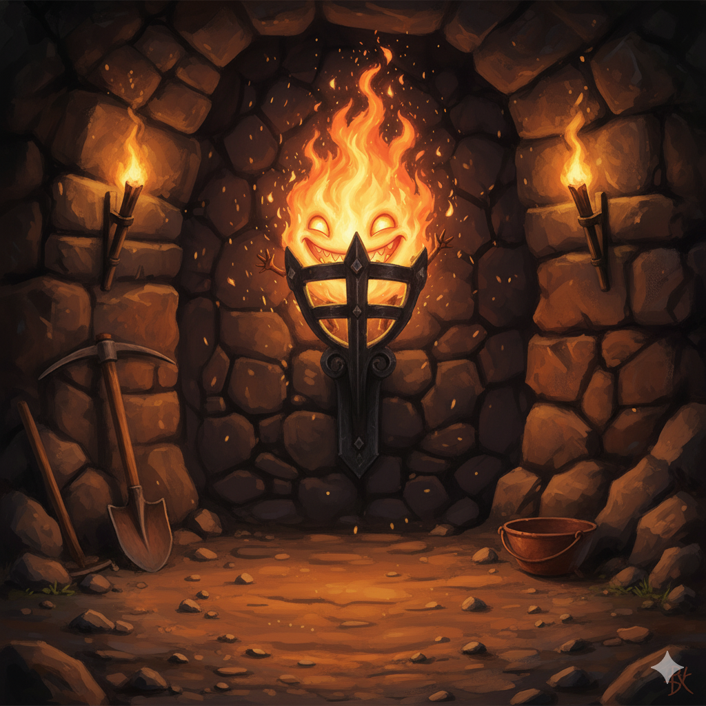 élémentaire servant feu