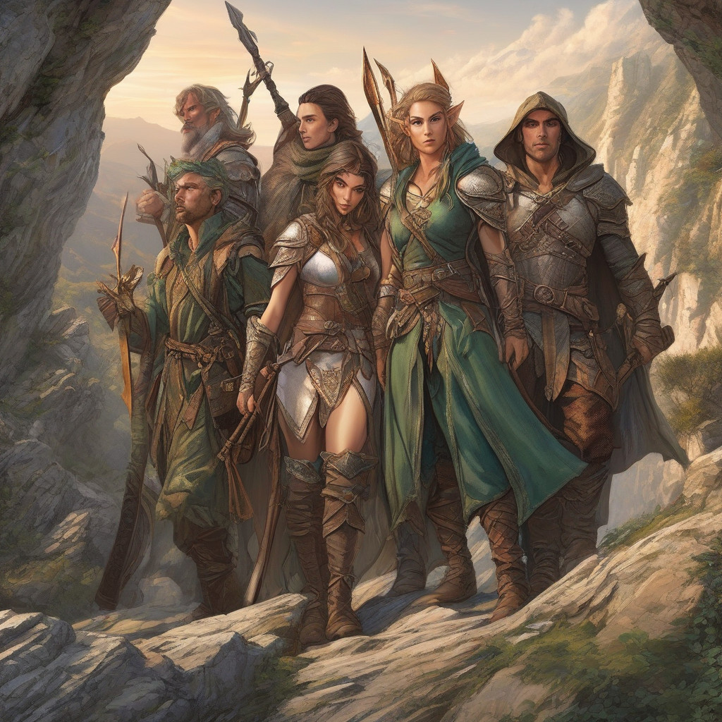 a_heterogeneous_group_of_six_elves_including_4_males_and_2_females__a_warrior__a_tief__a_magician__an_archer_-1619c057-3cc9-4c91-8196-974eec8adab9